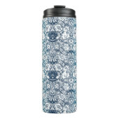 Vintages Meeresmuster Thermosbecher (Vorderseite)