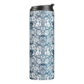 Vintages Meeresmuster Thermosbecher (Nach links gedreht)