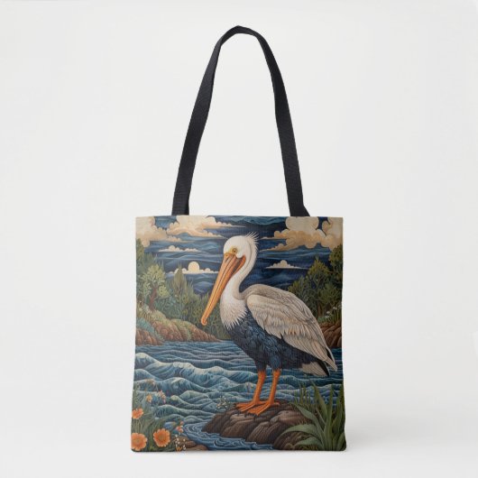 Vintages Meervogelpelikan Tasche (Vorderseite)