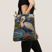 Vintages Meervogelpelikan Tasche (Von Nahem)