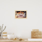 Vintages Mehlwerbung Poster (Küche)