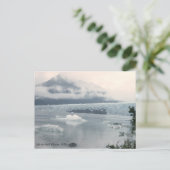 Vintages Mendenhall Glacier Foto Postkarte (Stehend Vorderseite)