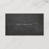 Vintages menschliches SchädelHalloween Visitenkarte (Rückseite)