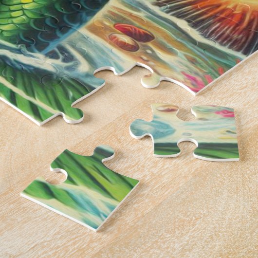 Vintages Mermaid Button Up Puzzle (Seite)