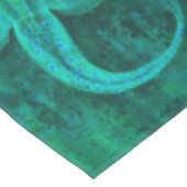 Vintages Mermaid-Tischtuch Tischdecke (Schrägansicht)