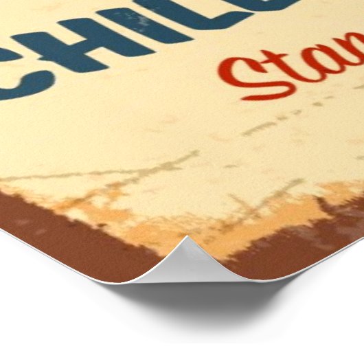 Vintages Metallzeichen - GRILLEN des Vaters Poster (Ecke)