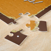 Vintages Metallzeichen - heiße Schokolade Puzzle (Seite)