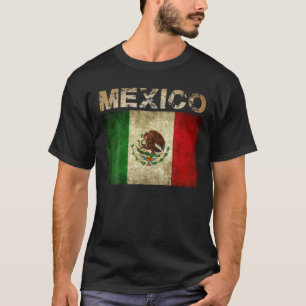 Vintages Mexikanisches Flaggenpreisgeschenk T-Shirt