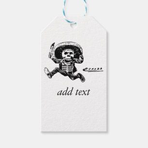 Vintages mexikanisches Skeleton Messer Posada Geschenkanhänger