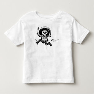 Vintages mexikanisches Skeleton Messer Posada Kleinkind T-shirt