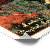 Vintages Mexiko Land Tropischer Splendor Poster (Ecke)