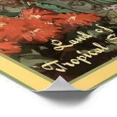 Vintages Mexiko Land tropischer Splendor-Reise Poster (Ecke)