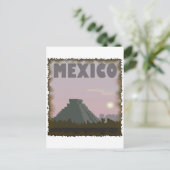 Vintages Mexiko Postkarte (Stehend Vorderseite)