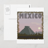 Vintages Mexiko Postkarte (Vorne/Hinten)