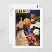Vintages Mexiko Postkarte (Vorne/Hinten)