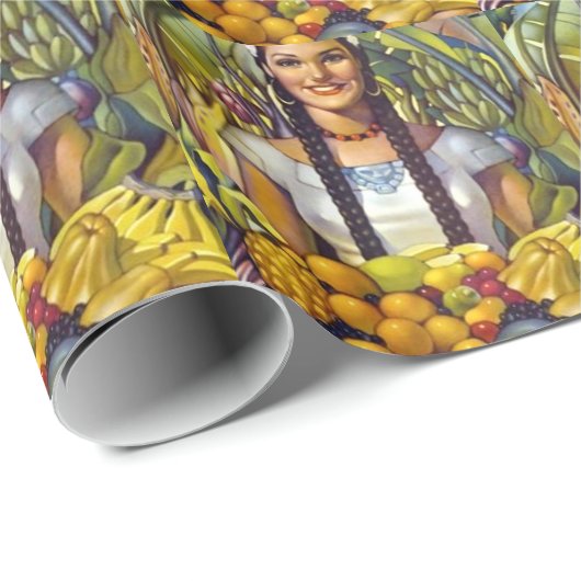 Vintages Mexiko Reisewerbung Geschenkpapier (Rolleneckpunkt)