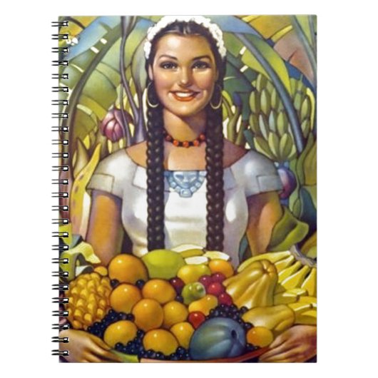 Vintages Mexiko Reisewerbung Notizblock (Vorderseite)