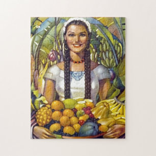 Vintages Mexiko Reisewerbung Puzzle