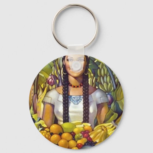 Vintages Mexiko Reisewerbung Schlüsselanhänger (Vorderseite)