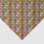 Vintages Mexiko Reisewerbung Seidenpapier (Ausschnitt)