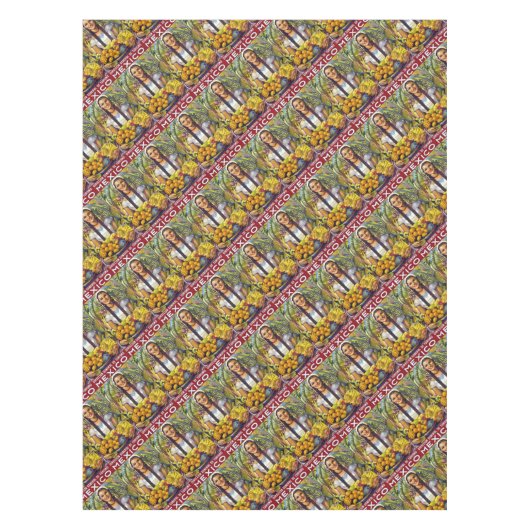 Vintages Mexiko Reisewerbung Tischdecke (Vorderseite)