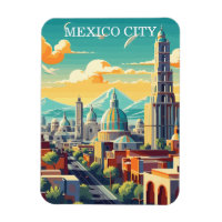 Vintages Mexiko-Stadt Mexiko Reise Souvenir