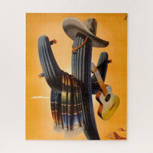 Vintages Mexiko - Werbung für mexikanische Reisezi Puzzle