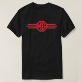 Vintages MG-Abzeichen T-Shirt (Design vorne)