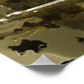 Vintages MG-Sportwagen Poster (Ecke)