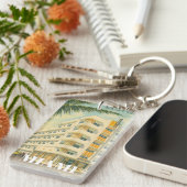 Vintages Miami Art-Déco-Schlüsselanhänger Schlüsselanhänger (Vorderseite rechts)