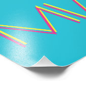 Vintages Miami Travel Poster der 1980er Jahre (Ecke)