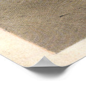 Vintages Miami und Korallengabel Florida Poster (Ecke)