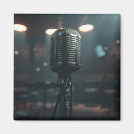 Vintages Mikrofon Magnet