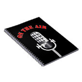 Vintages Mikrofon Notizblock (Rechte Seite)