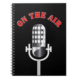 Vintages Mikrofon Notizblock