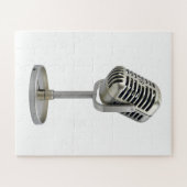 Vintages Mikrofon Puzzle (Horizontal)