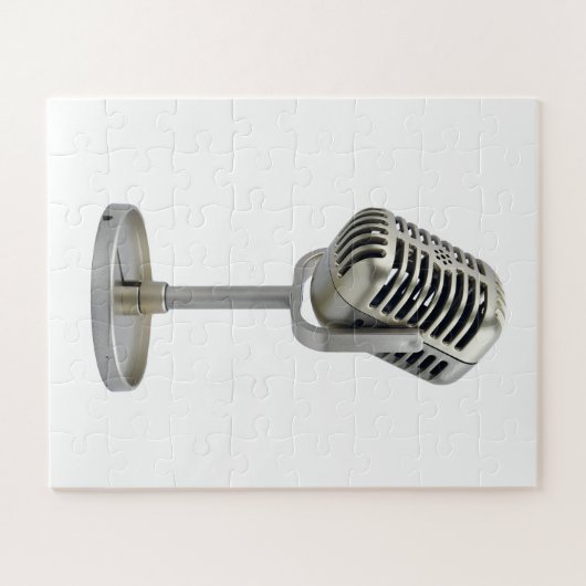 Vintages Mikrofon Puzzle (Horizontal)