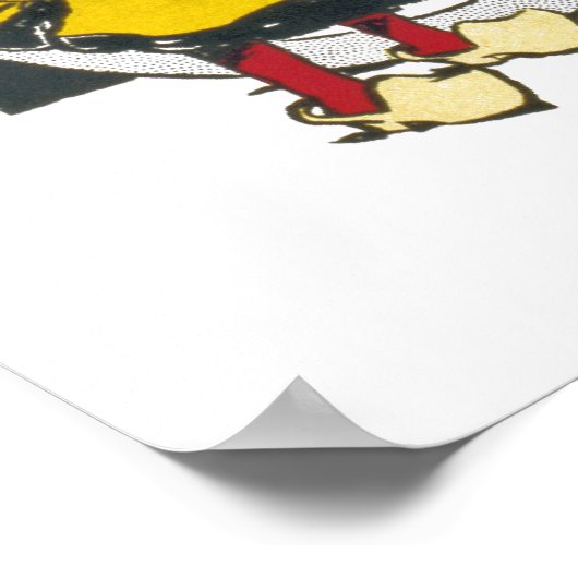 Vintages Milchposter Poster (Ecke)