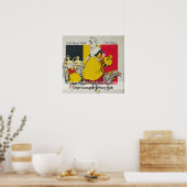 Vintages Milchposter Poster (Küche)