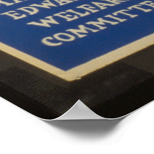 Vintages Milchposter Poster (Ecke)