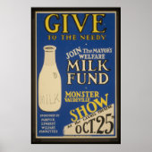 Vintages Milchposter Poster (Vorne)