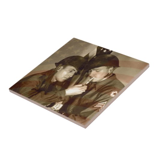 Vintages Militär Fliese (Seite)