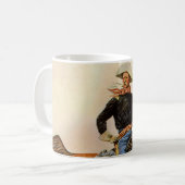 Vintages Militär, Offizier der Kavallerie von Remi Kaffeetasse (Vorderseite Links)