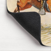 Vintages Militär, Offizier der Kavallerie von Remi Mousepad (Ecke)