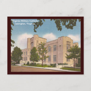 Vintages Militärinstitut Virginia Postkarte