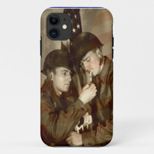 Vintages militärisches Foto Apple iPhone 11 Fall Hülle