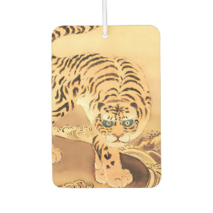 Vintages Minhwa Tiger durch Stream Autolufterfrischer