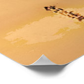 Vintages Minhwa Tiger durch Stream Poster (Ecke)