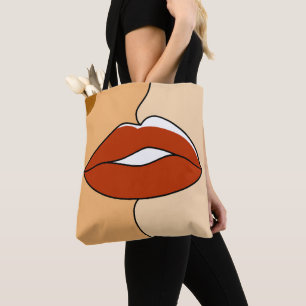 Vintages Minimalistisches Kissenpaar Abstrakt Tasche