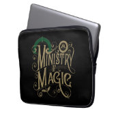 Vintages MINISTERIUM FÜR MAGIC™ Graphic Laptopschutzhülle (Vorderseite Links)